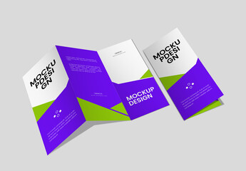 Trifold Brochure Mockup