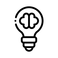 creative idea line icon