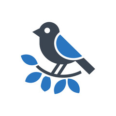 Bird on Branch Icon