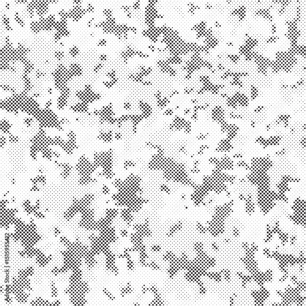 Aufkleber seamless camouflage pattern. repeating digital dotted hexagonal camo military texture background. ab