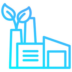 Green Factory Icon