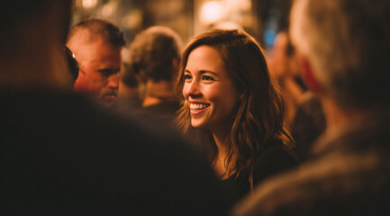 The lively event emphasizes the importance of connecting with others, whether for professional or personal growth, in an energetic and interactive atmosphere.