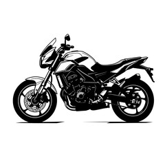 Obraz premium vintage motorcycle vector