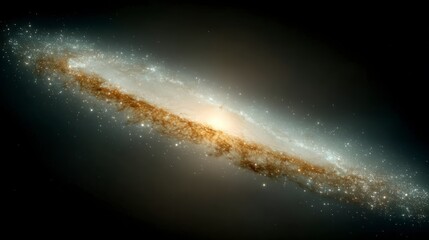Obraz premium Majestic Spiral Galaxy Cosmic Nebula Stars Space Background