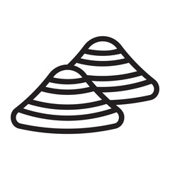 sfogliatelle line icon
