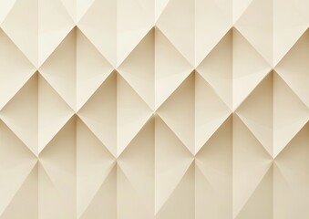 Abstract geometric pattern of light beige rhombuses