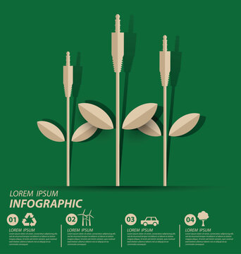 Energy saving concept. Save world vector illustration.
