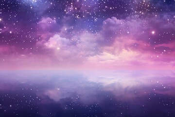 Fototapeta premium Purple backgrounds landscape astronomy.