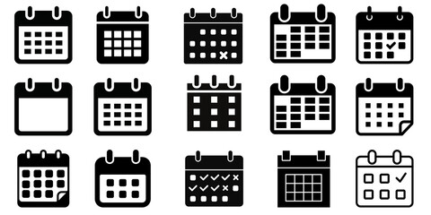 Efficient Planning: Essential Calendar Icons for Organized Scheduling