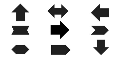 A Collection of Directional Indicators and Arrows