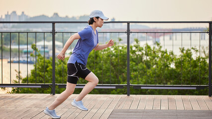 Outdoor Running Routine on a Sunny Day. Running
Motivation. Start Your Fitness Journey.