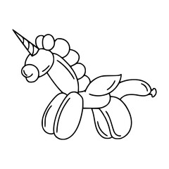 party decoration unicorn balloon