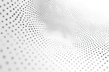 Abstract wavy pattern of dots