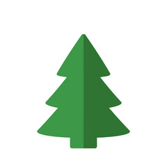 Fototapeta premium A vibrant green tree stands alone against a clear sky, symbolizing nature's beauty