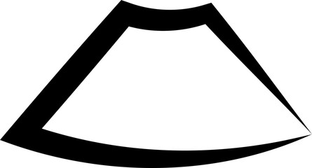 Square shape lines. Geometric element