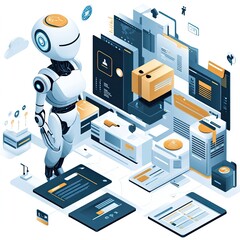 E-commerce Growth with AI Technology automating outreach, improving conversions, personalizing UX, analyzing behavior, intelligent retail solutions