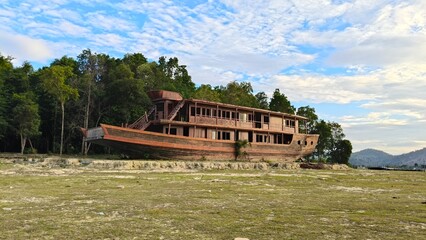 old wooden boat