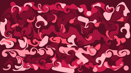 Abstract liquid background sticky texture red color
