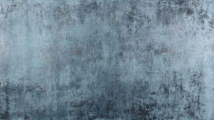 Weathered Zinc Surface with Bluish-Gray Corroded Natural Patina Texture