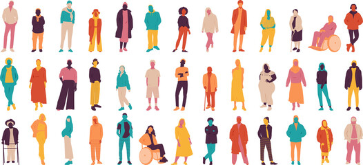 Different people avatar collection.