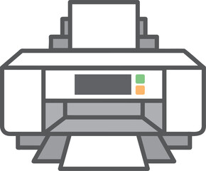 プリンター　複合機　印刷中