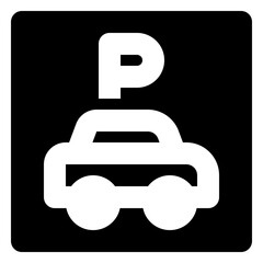 location and map solid icon set