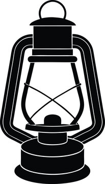 black lantern silhouette clip art preview
