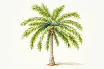 Obraz premium Palm tree plant arecaceae tropics.
