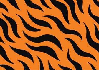 Free & Premium Tiger Skin Seamless Vector Art for Your Projects