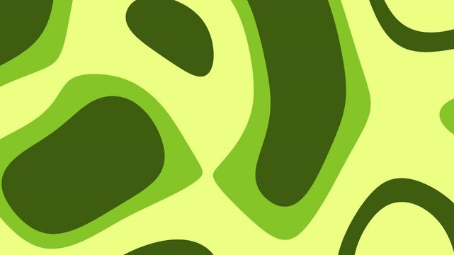 Texture abstraite de formes organiques vertes et jaunes