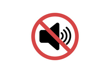 No sound mute speaker volume off audio silence icon