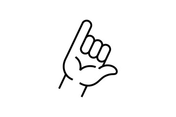 Hand pointing up finger gesture vector illustration