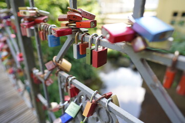 locks on the bridge