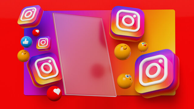 Instagram Social Media Marketing Template Background