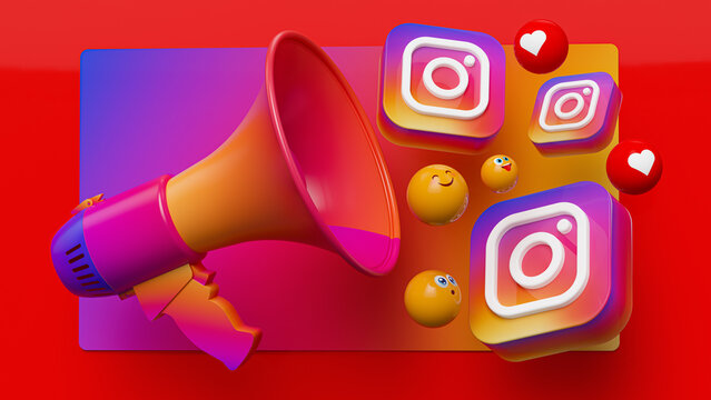 Instagram Social Media Promotion Concept