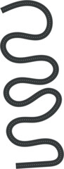 Wavy Curve road. Top view of racetrack. Winding road from top view vector illustration. Empty highway asphalt road, Ariel View Road, Empty highway black asphalt road with dividing lines.