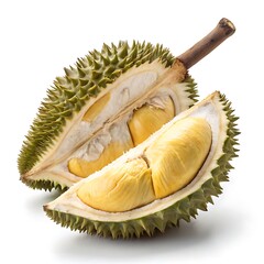 Fototapeta premium durian isolated on white background