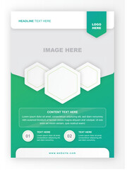 Go Green business flyer for corporate use