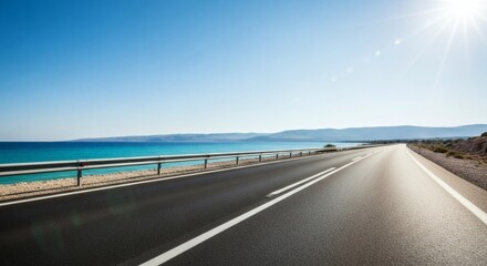 Fototapeta premium road to the sea