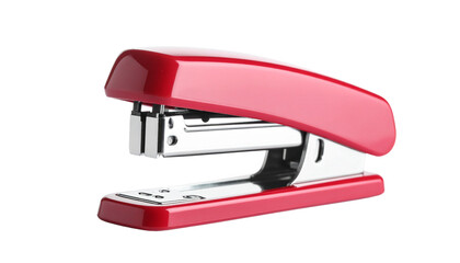 Metal Stapler isolated on solid white background Png format