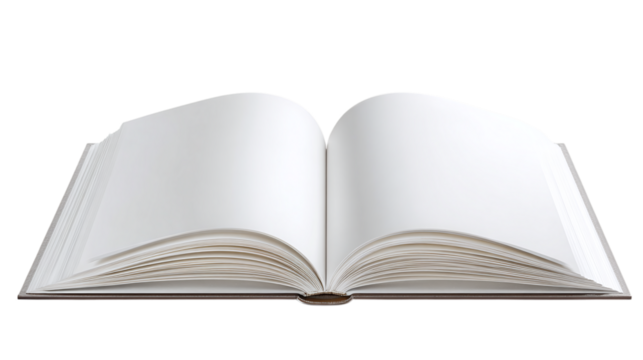 open book isolated on white