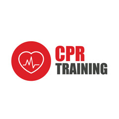 heart cpr medical icon vector design	