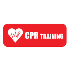 heart cpr medical icon vector design	