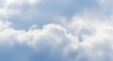 Fototapeta premium White Clouds in Blue Sky