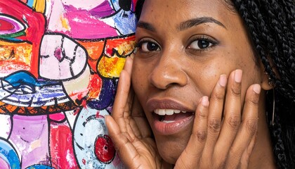 Abstract African Diaspora Global Connection Art