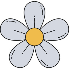 Groovy Retro Flower