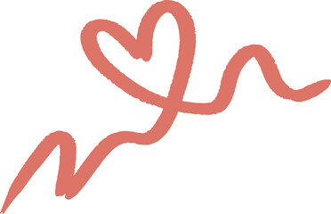 Minimalist Love Line with Waves