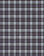 Plaid fabric pattern, blue, brown, cream, seamless for textiles, and for designing clothes, skirts or decorative fabrics. Vector illustration.