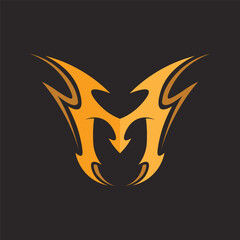 Creative M Monogram Vector Logo for Professional Company Use