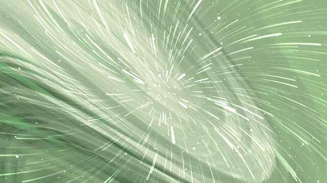 Mouvement ondulatoire abstrait, nuances de vert